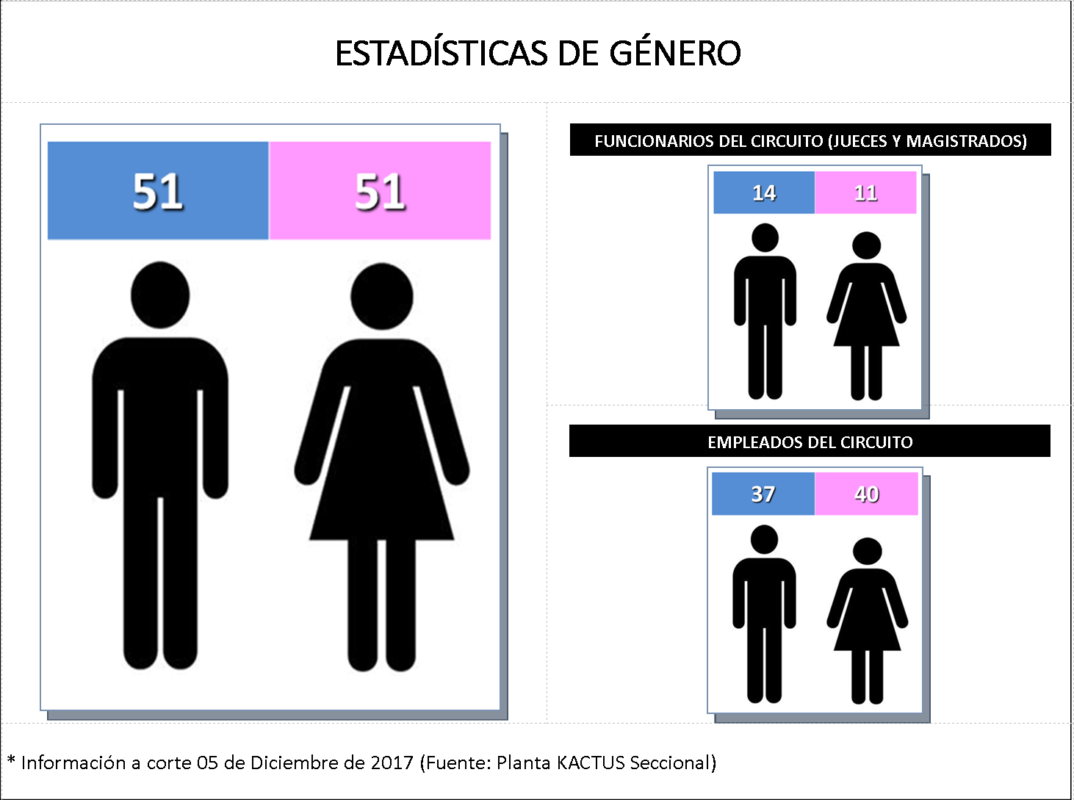 Estadísticas de género (Cto. de Ocaña)